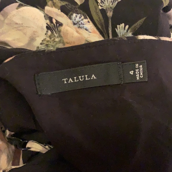 Aritzia x Talula black floral dress size 4 (S/XS) - Picture 6 of 6